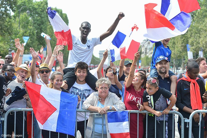 France Victory Celebration - FIFA World Cup 2018