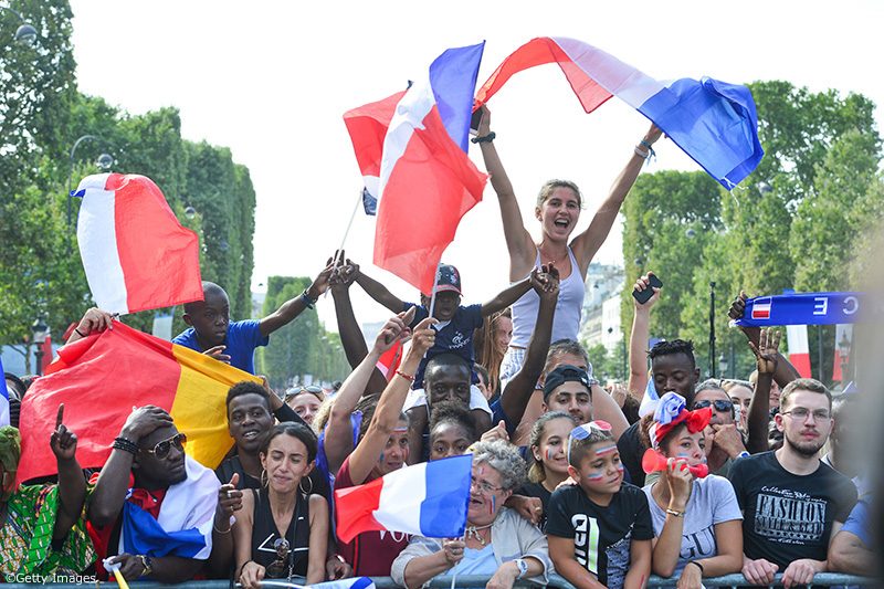 France Victory Celebration - FIFA World Cup 2018