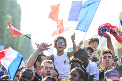 France Victory Celebration - FIFA World Cup 2018