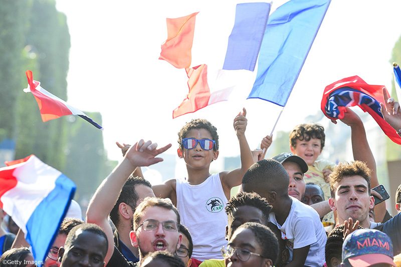 France Victory Celebration - FIFA World Cup 2018