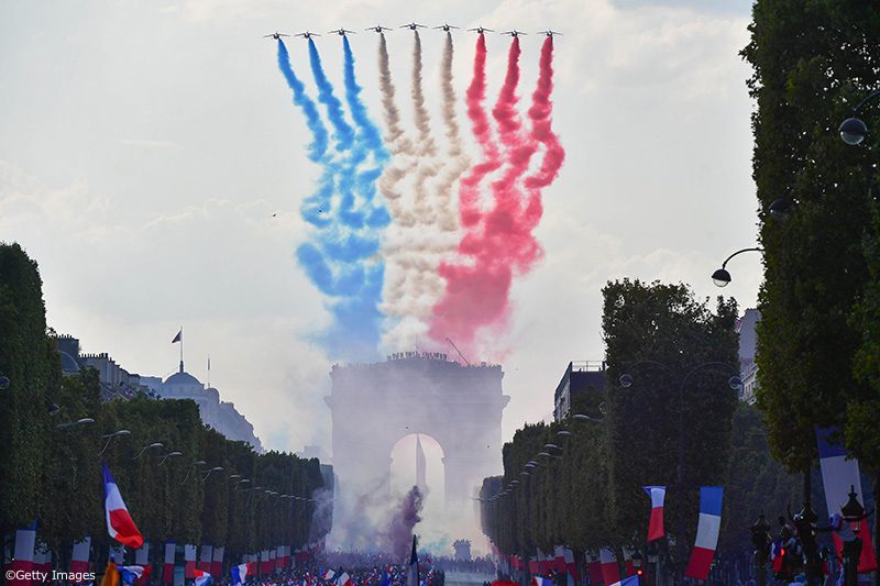 France Victory Celebration - FIFA World Cup 2018