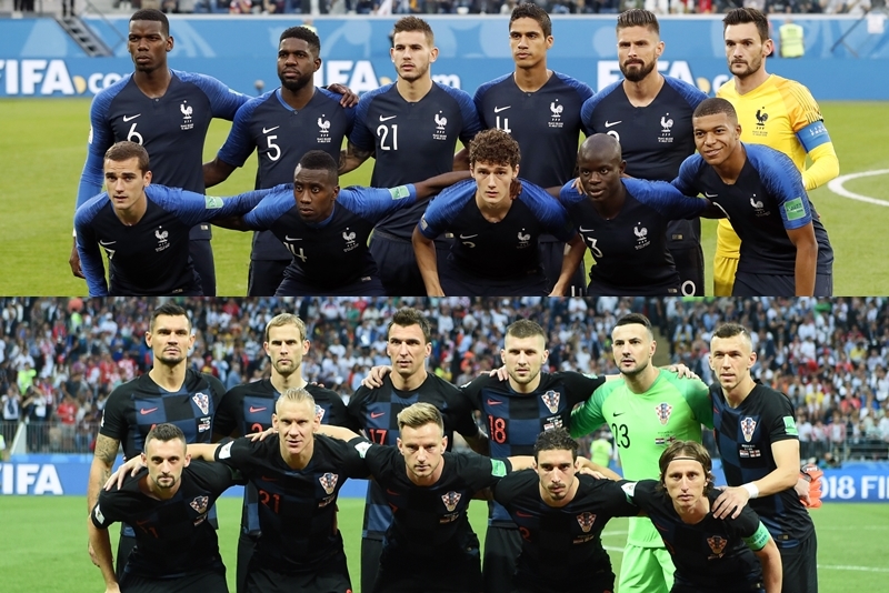 フランス、クロアチア