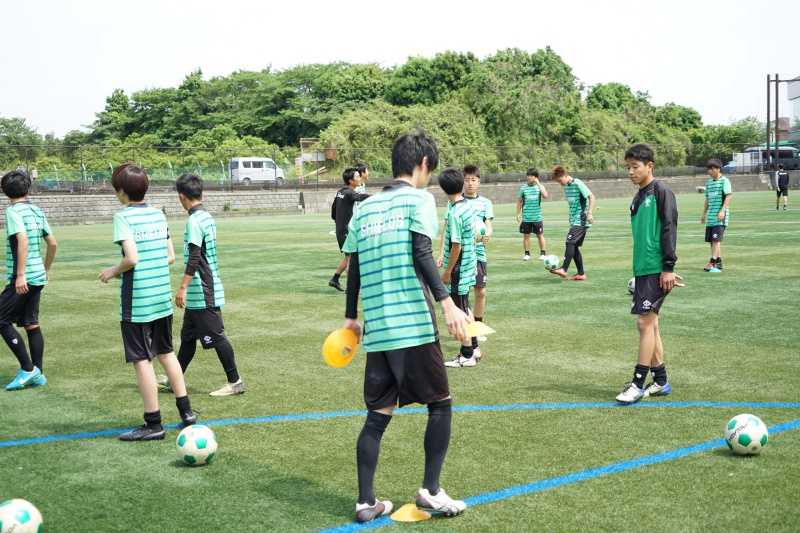 東京ヴェルディがサポートする「biomサッカーコース」が夏休みオープンスクール開催