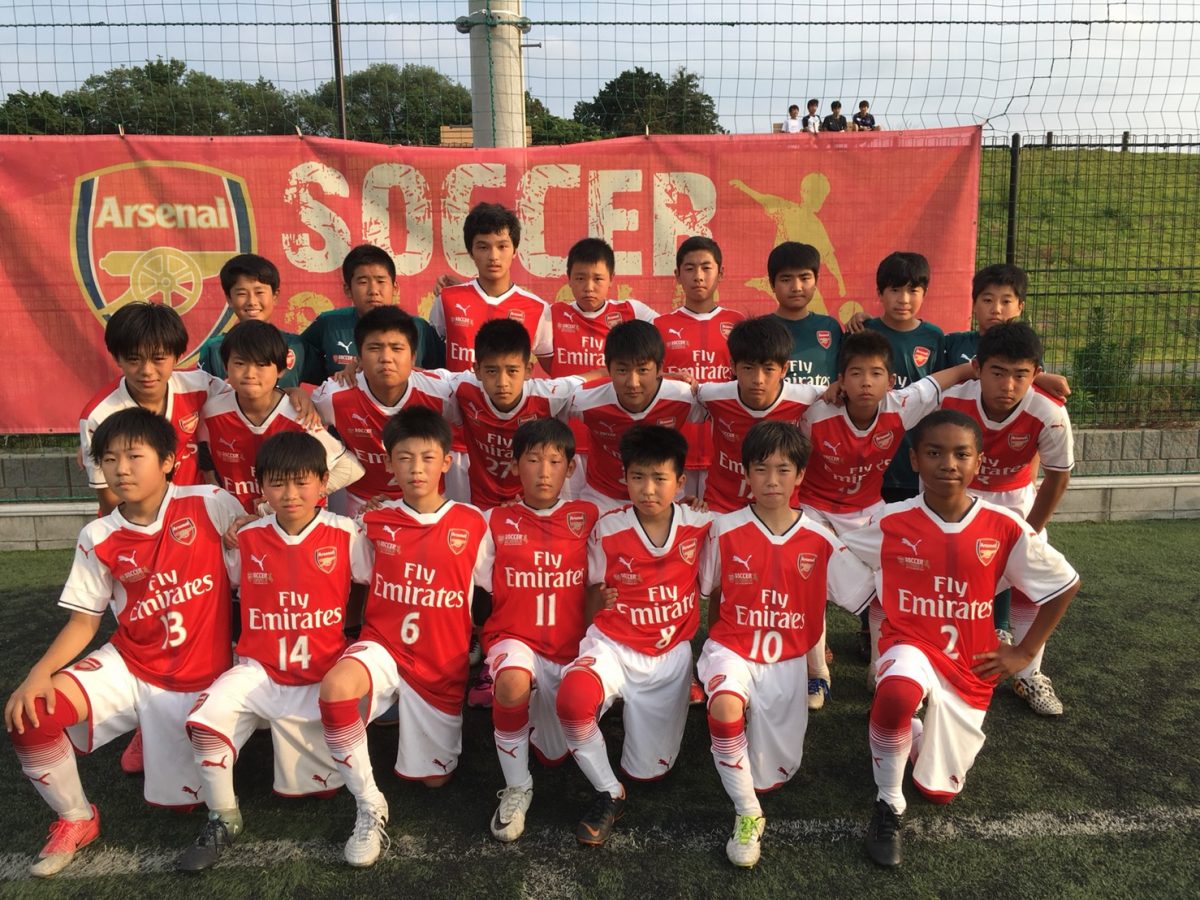 アーセナルサッカーSS市川がU-15チームのセレクション、体験会を開催