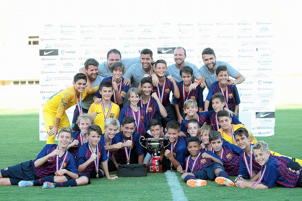 バルサがアーセナルを下して大会3連覇達成！／U－12 ジュニアサッカーワールドチャレンジ2018