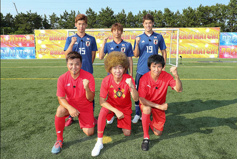 乾、大迫、酒井宏が『スポーツ王』に出演、“半端ない”ゴールシーン再現に木梨憲武も大興奮!?