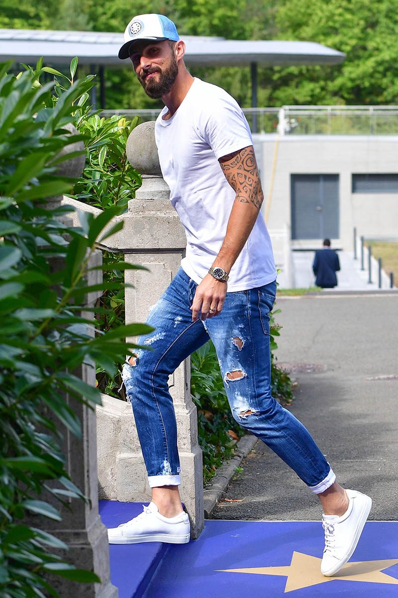 France Soccer Team - Team arrival