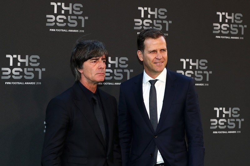 ヨアヒム・レーブ監督とオリバー・ビアホフマネージャー