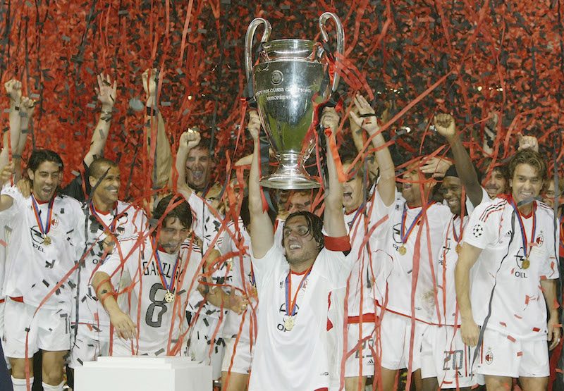 AC Milan Celebrates Winning the UEFA Champions League Final?