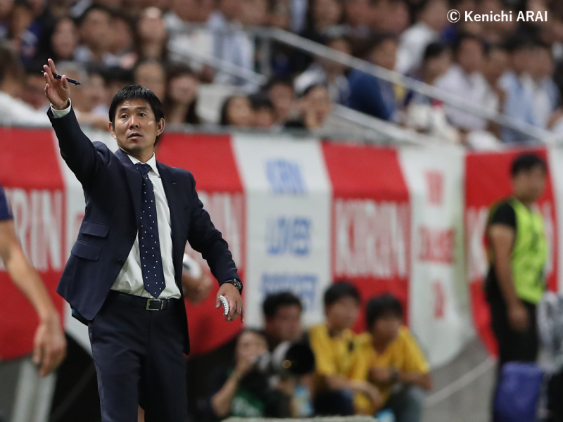 初采配で快勝の森保監督「全国の被災された方々に思いを届けようと」