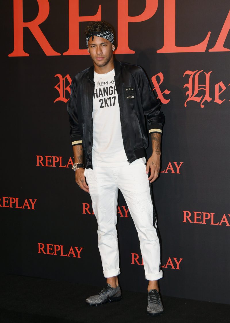 Neymar And Karen Mok Attend Replay Fashion Show In Shanghai