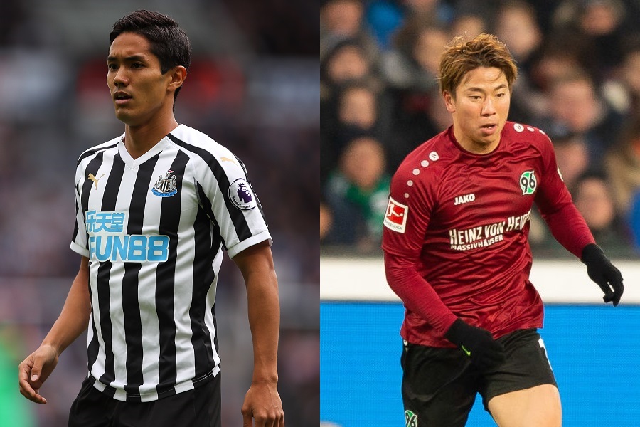 ニューカッスル、武藤嘉紀の日本代表招集を発表…一方でハノーファー指揮官が浅野の年内負傷欠場を明言