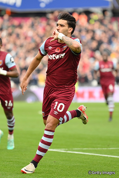 ルーカスパケタ　/ ウエストハム　ユニホーム ウェストハム ユニフォーム Lサイズ ルーカス・パケタ Umbro 24