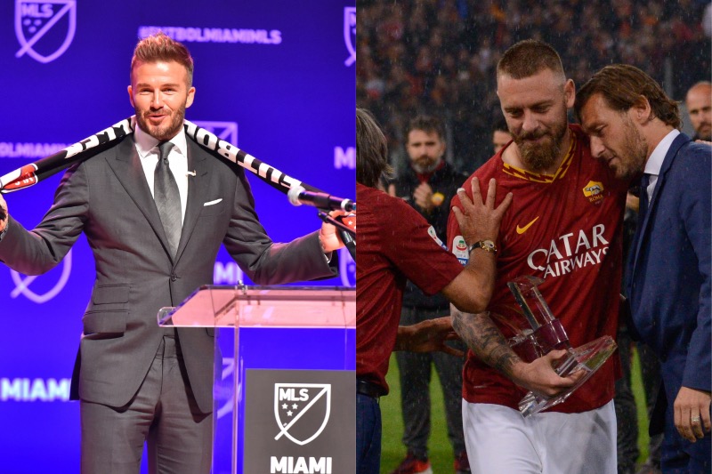 デイヴィッド・ベッカム氏とダニエレ・デ・ロッシ