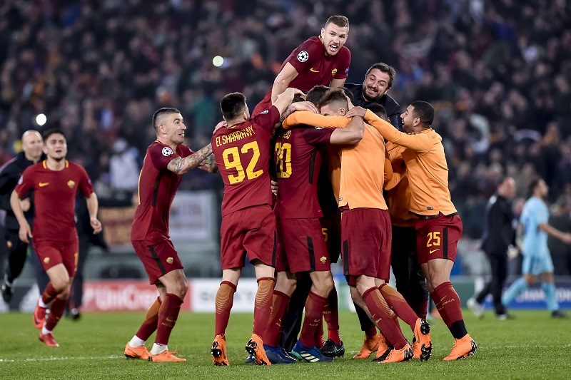 Roma v FC BarcelonaUEFA Champions League Quarter Final 10/04/2018.
