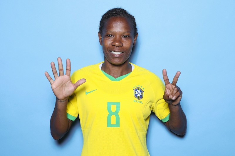 ブラジル女子代表MFフォルミガ、W杯史上初の7大会出場…澤穂希を抜き単独最多