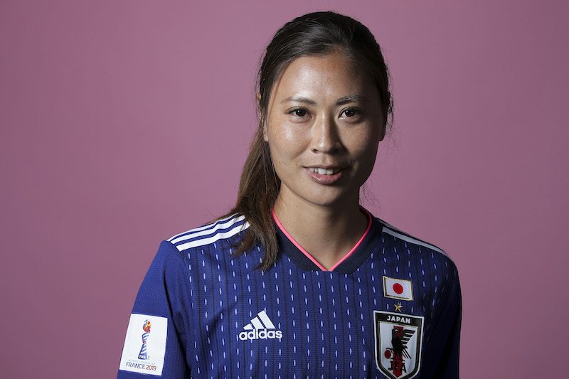 長谷川唯 2019 日本代表 なでしこジャパン 45枚限定 直筆サインカード