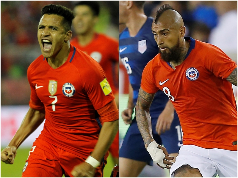 チリ代表 予告通り の11人で日本戦へ サンチェス ビダルらが先発 サッカーキング