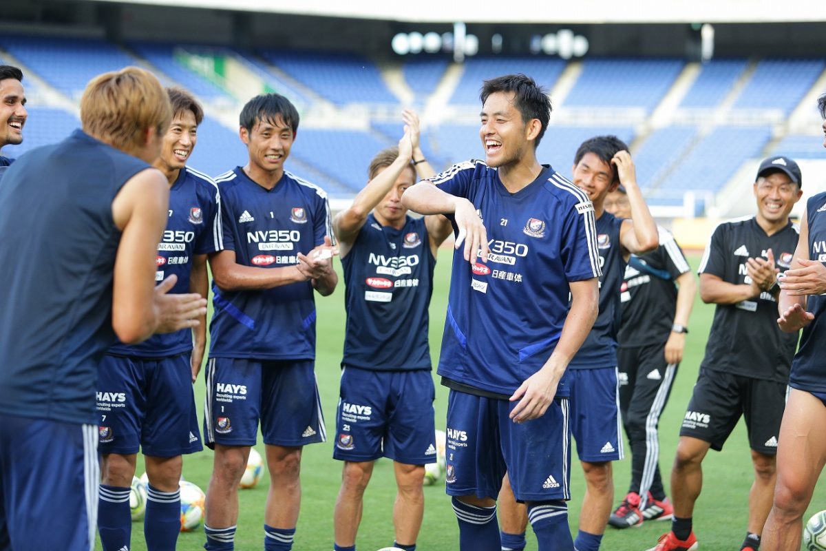 マンC戦を前に前日練習を行った横浜FM・飯倉「俺の隣にはマリノスがずっといてくれた」