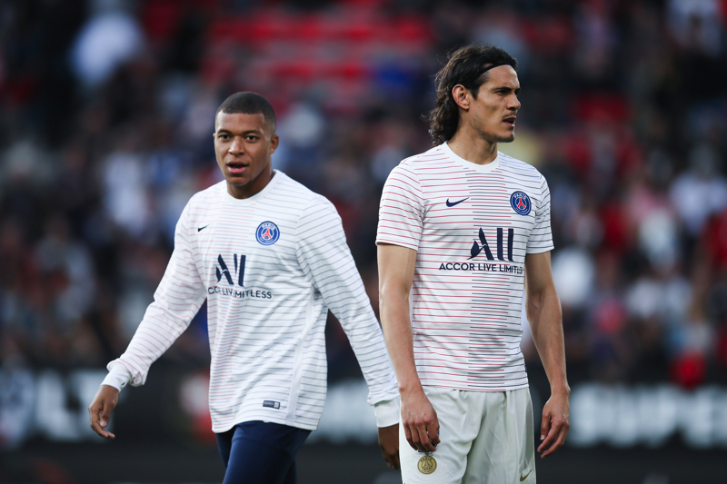 PSG“強力3トップ”がCLレアル戦を欠場へ…ムバッペとカバーニの回復が間に合わず