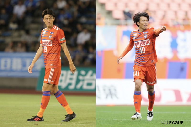 新潟、FW矢野とMF小川の今季限りでの契約満了を発表…共に84年生まれの35歳