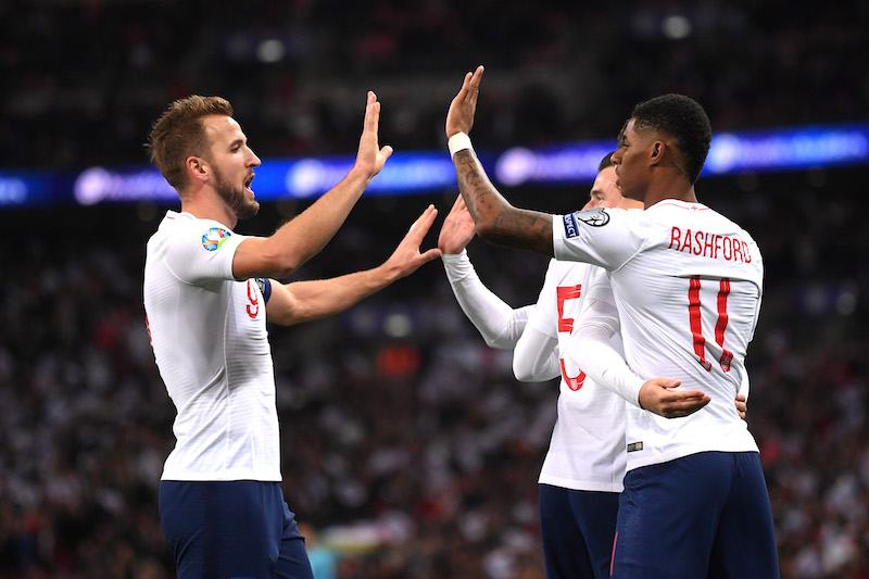 イングランド、EURO出場決定！…通算1000試合目を圧巻7発ゴールラッシュで祝福