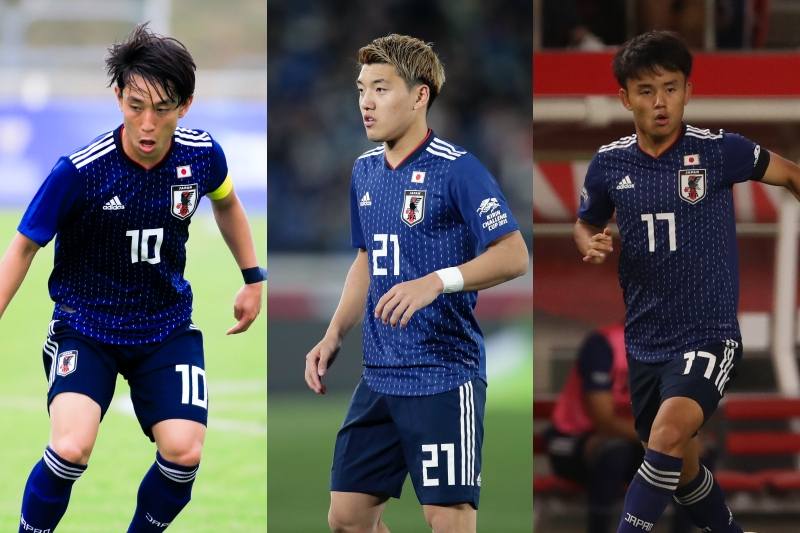 U 22日本代表が背番号を発表 10 は三好 堂安は 7 久保は 17 サッカーキング