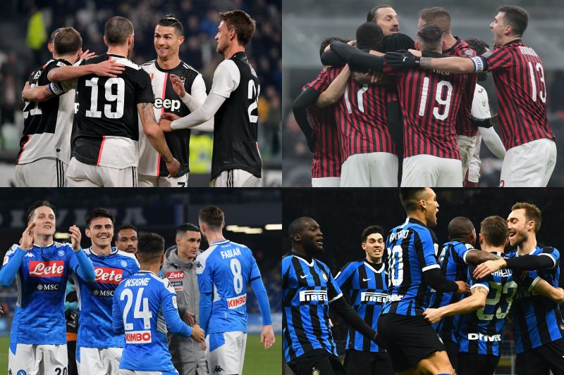 Finash Football コッパ イタリア4強が決定 ユーヴェはミランと ナポリはインテルと激突