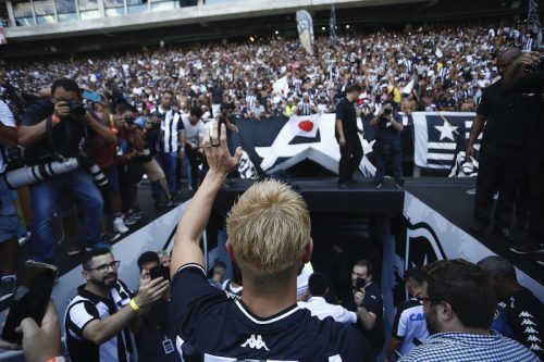 Keisuke Honda Of Botafogo Is Officially Presented To Fans