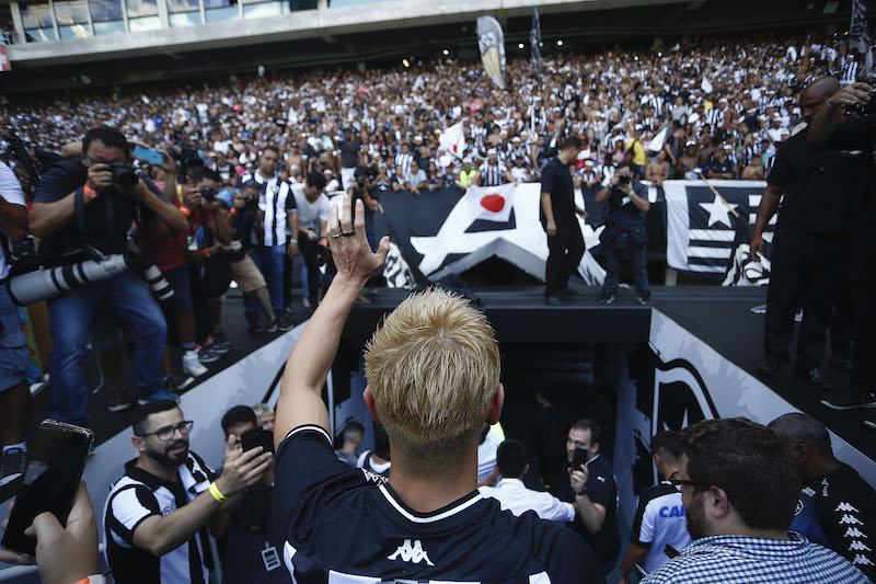 Keisuke Honda Of Botafogo Is Officially Presented To Fans