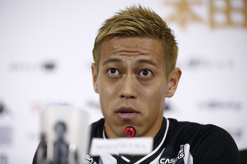 ボタフォゴMF本田圭佑、SNSで退団を表明「とても感謝しています」