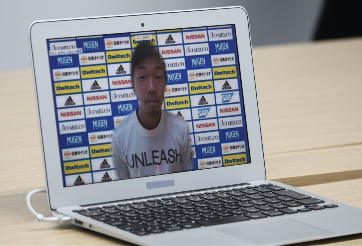 横浜FMが在宅でのチームトレーニングの様子をオンラインで初公開