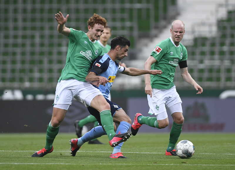大迫は4戦ぶり先発でブンデス150試合出場…17位ブレーメン、5位ボルシアMGとドロー