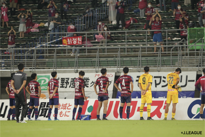 ついにJ2で“有観客試合”が開催！　岡山と北九州の一戦に2294人の観客が熱狂