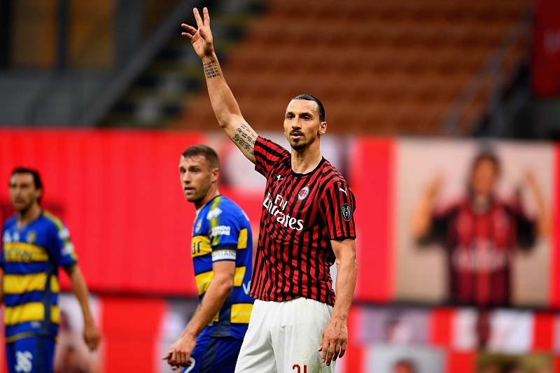 イブラ、ミランで通算100試合出場達成！「とても光栄だよ」