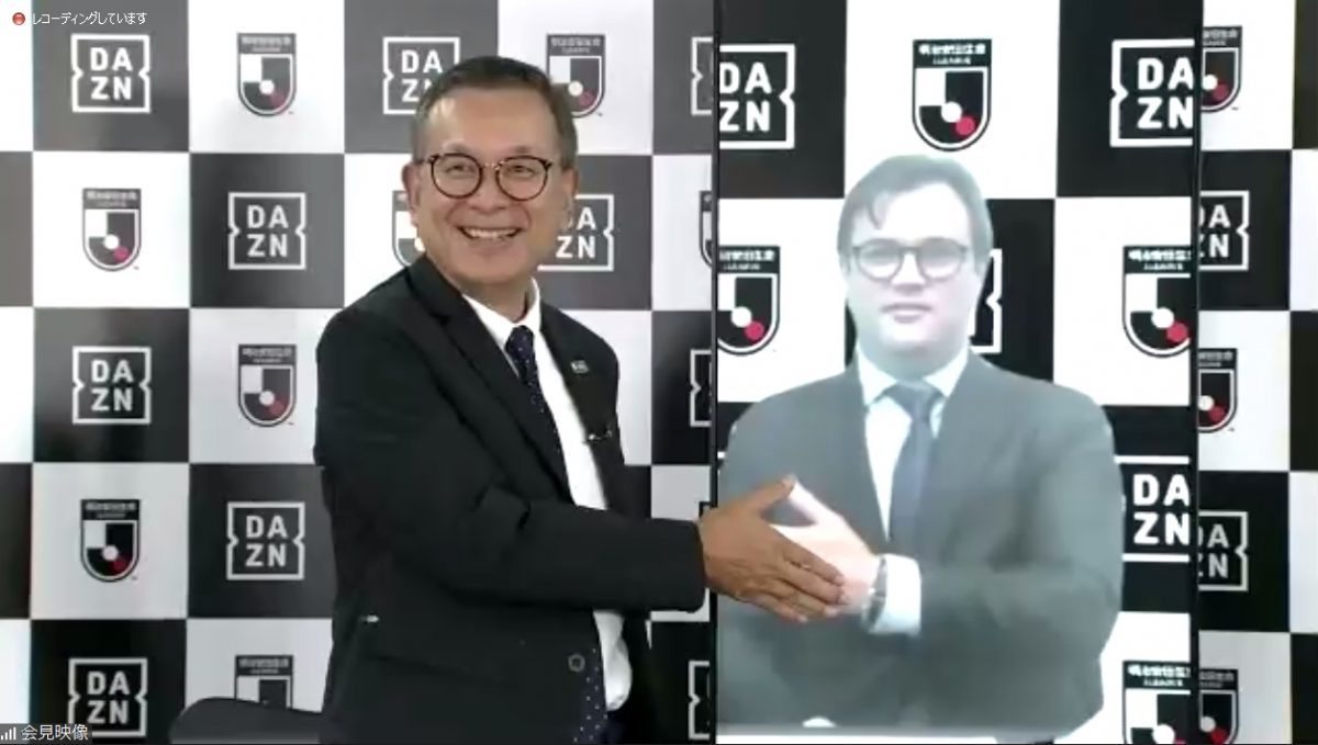 JリーグがDAZNと放映権契約を2年延長、12年総額2239億円　ラシュトンCEO「日本にフルコミット」