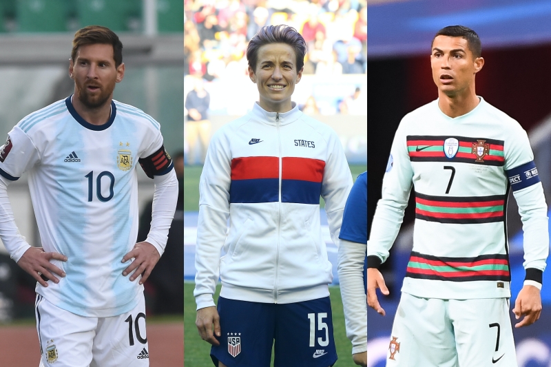 女子米代表ラピノー、メッシとC・ロナウドを批判「多くのことができたはず」