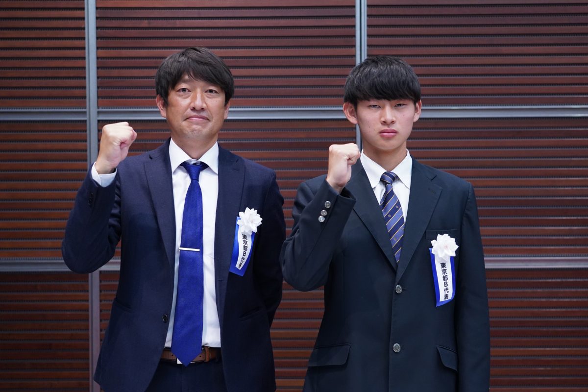 予選全試合ゴールの関東第一FW笠井佳祐「得点を取るのが自分の仕事。勝利を皆で分かち合いたい」