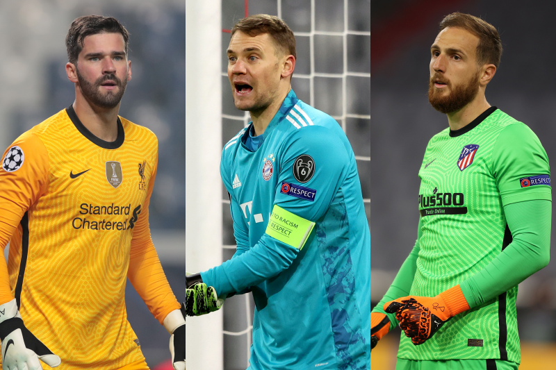 FIFA最優秀GK賞に輝くのは？　最終候補にアリソン、ノイアー、オブラクが選出