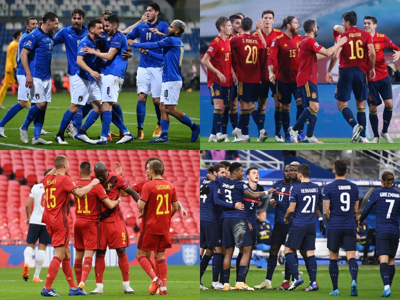 Uefaネーションズリーグ準決勝はイタリア対スペイン ベルギー対フランスに決定 サッカーキング