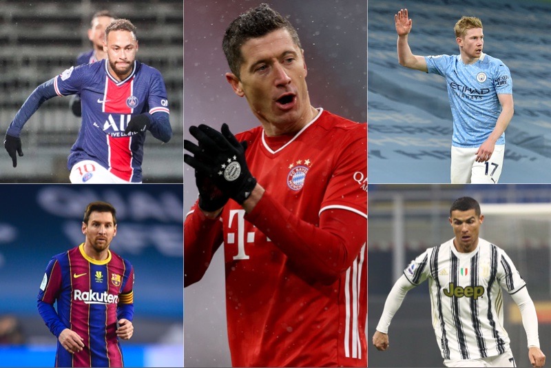 UEFAがファン投票の年間ベスト11を発表！…王者バイエルンからレヴァンドフスキら5選手