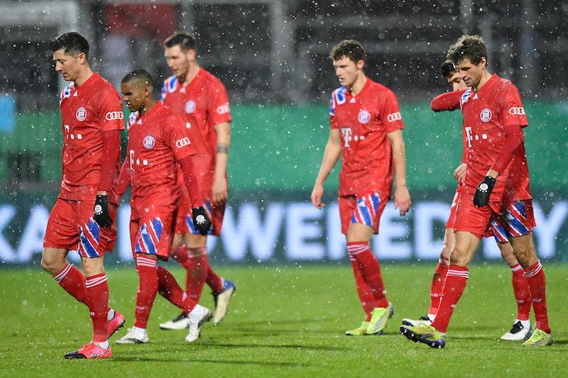 王者バイエルン、20季ぶりのDFB杯2回戦敗退…2部キールが劇的同点弾＆PK戦制して大金星！