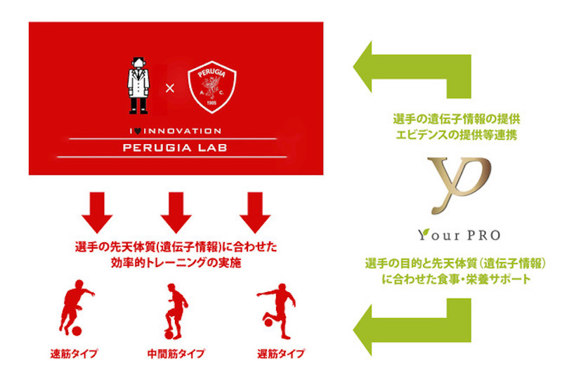 ペルージャジャパンが4月に『PERUGIA Lab』を新設…遺伝子分析プログラム～YourPRO（ユアプロ）～を導入
