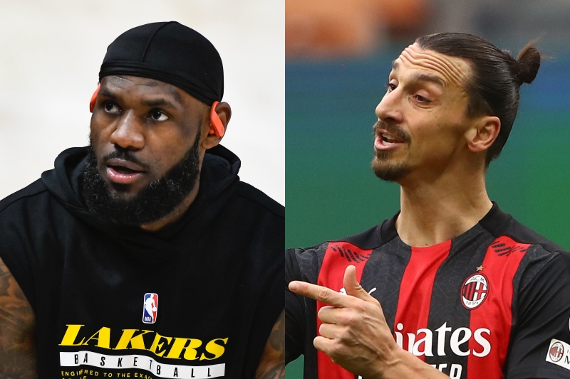 レブロン・ジェームズ、ズラタン・イブラヒモヴィッチ