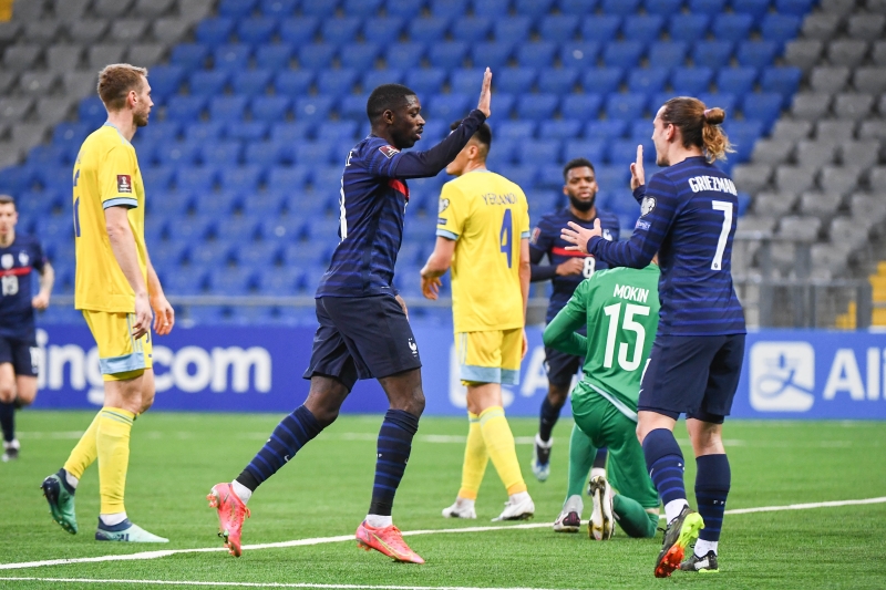 王者フランスがW杯予選初勝利！…エンバペがPK失敗もカザフスタンに2発快勝