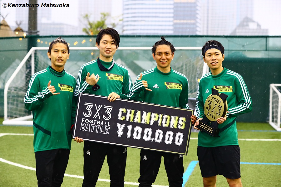 3分以内に勝負を決めろ！　新たな楽しみ方『3×3』のスモールフットボール王者は「C.T.R.Z.」