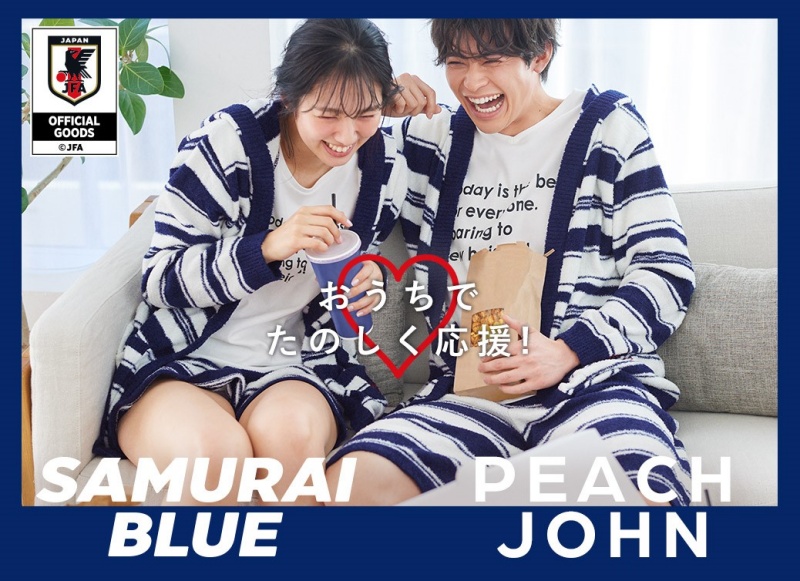 PEACH JOHNから日本代表のオフィシャルグッズが発売！　5月6日から販売開始