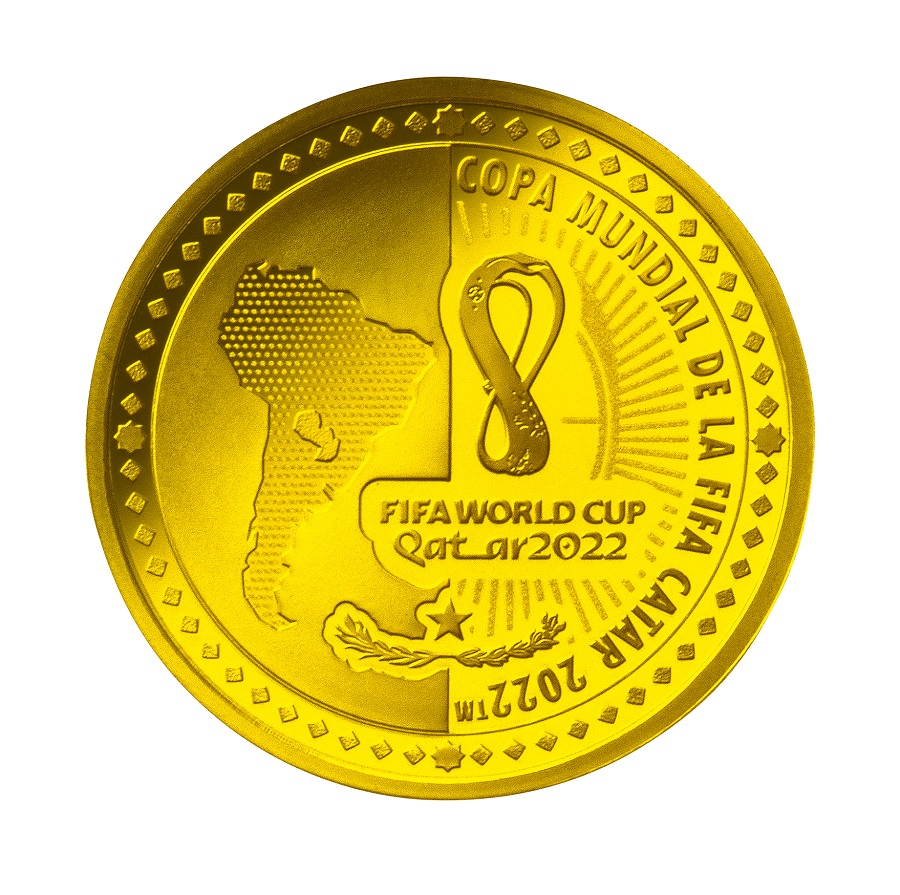 カタールw杯公式記念コインが登場 フランス スペイン パラグアイモデルの金貨 銀貨が発売 サッカーキング