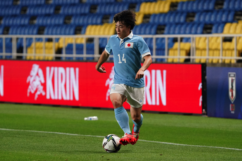 「建英と律が中に入って受ける選手なので…」相馬勇紀、U24ガーナ戦でのプレーに言及