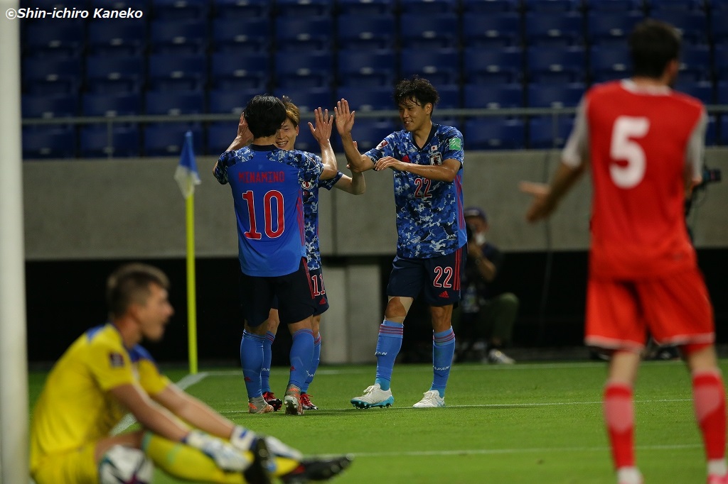 【写真ギャラリー】2021.6.7 FIFA W杯カタール2022アジア2次予選 日本代表 4－1 タジキスタン代表